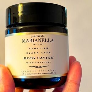 New Sealed Jabonería Marianella Hawaiin Black Lava Body Scrub. 7.25 oz